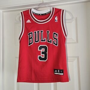 Chicago Bulls‎ Dwayne Wade Youth Size S #3 NBA Basketball Jersey Adidas Unisex